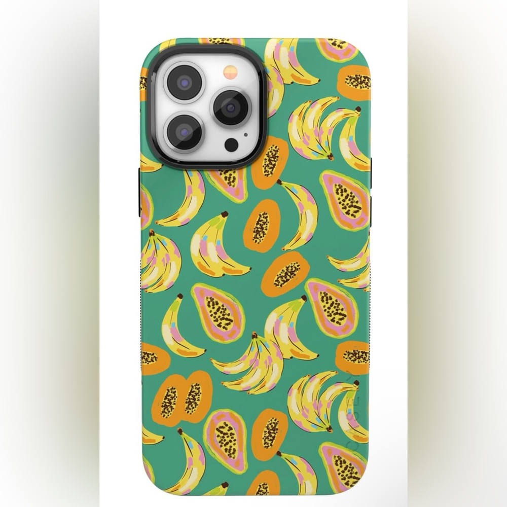 Casely X Dippin' Daisy's Tropical Fruit Design iPhone 13 Pro Max Case.